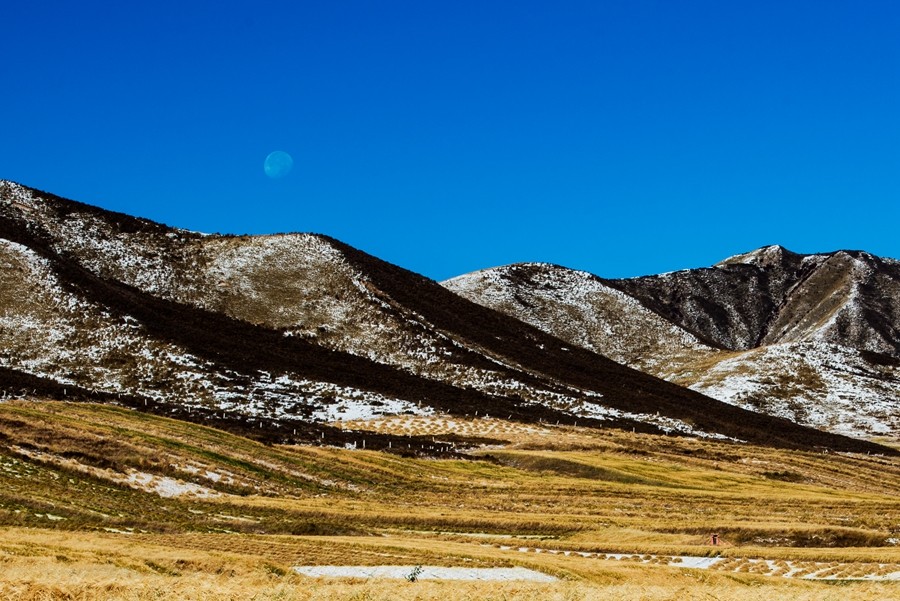 祁连山秋景