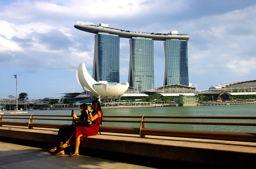 【新加坡滨海湾金沙酒店摄影图片】风光摄影