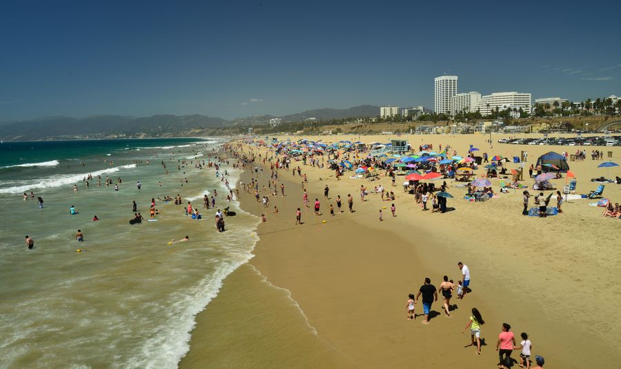 【洛杉矶的海滩风光摄影图片】风光旅游摄影