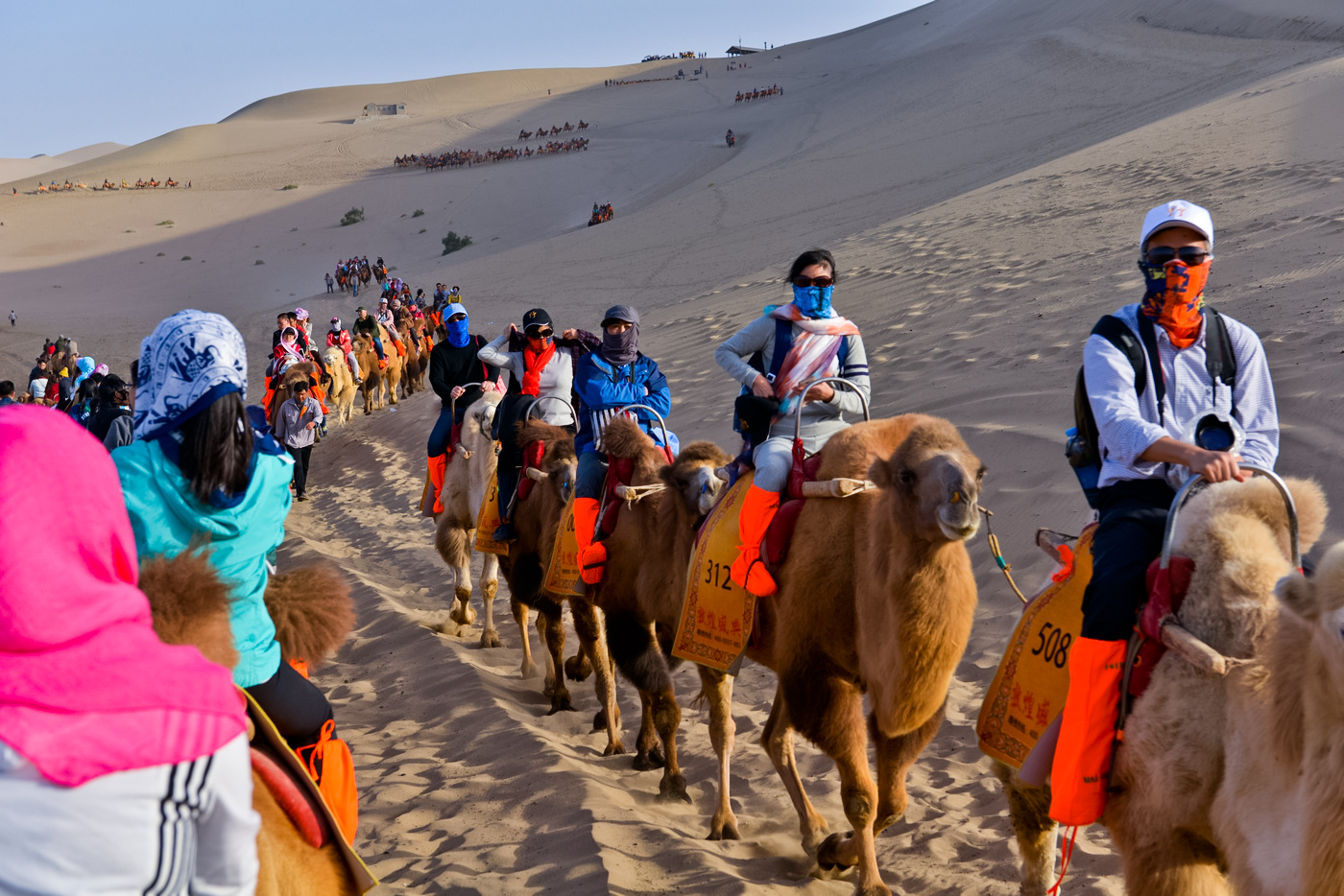青甘大环线NO.2 敦煌鸣沙山月牙泉，沙漠骑骆驼看最美日落 - 知乎