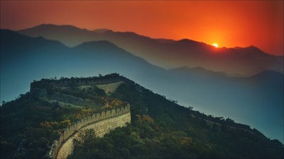 中国风景长城电脑壁纸