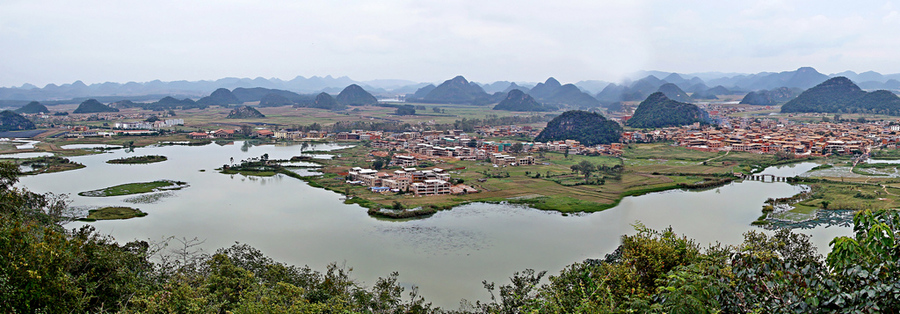 普者黑登青龙山