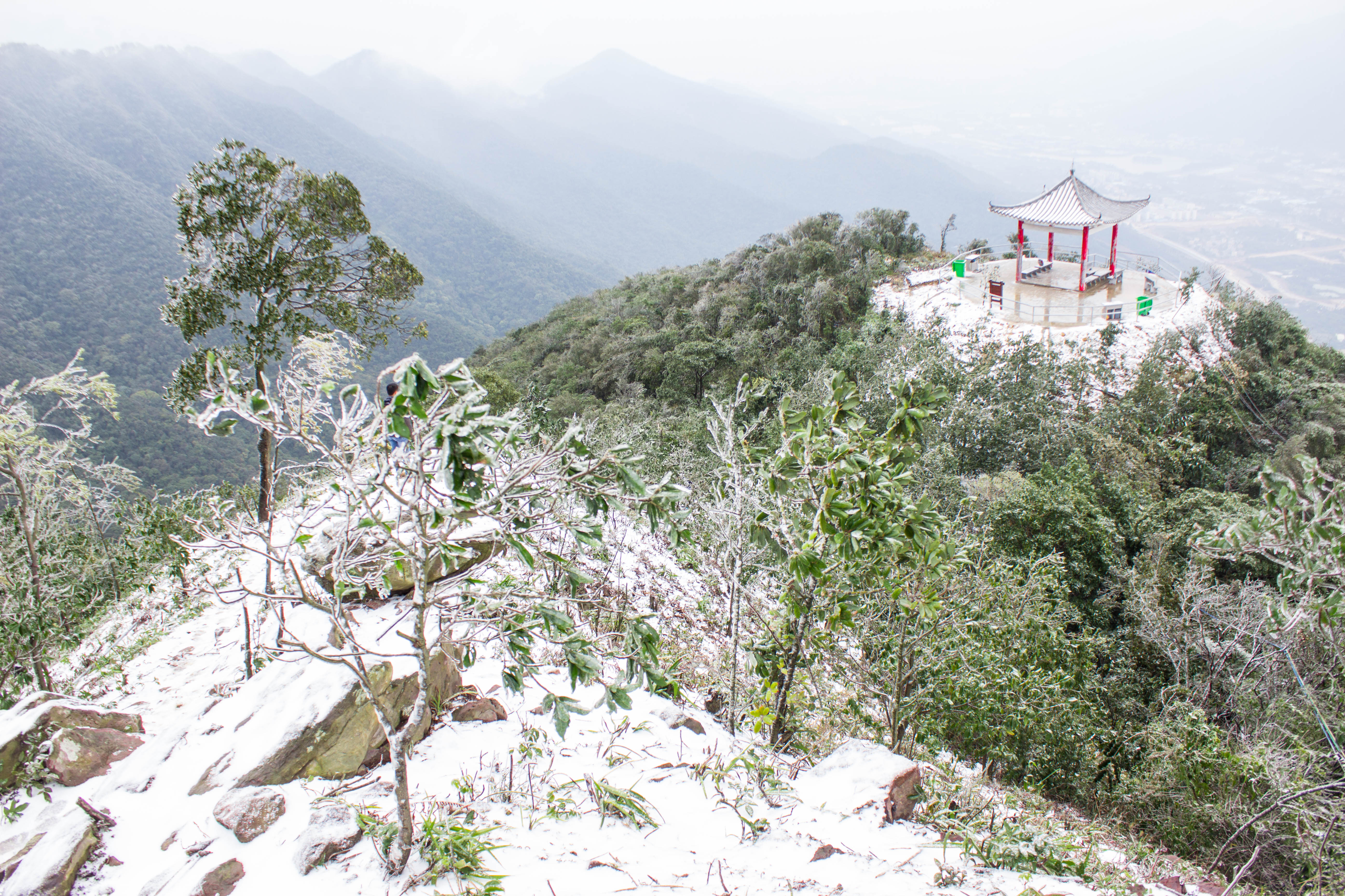 北岭山赏雪