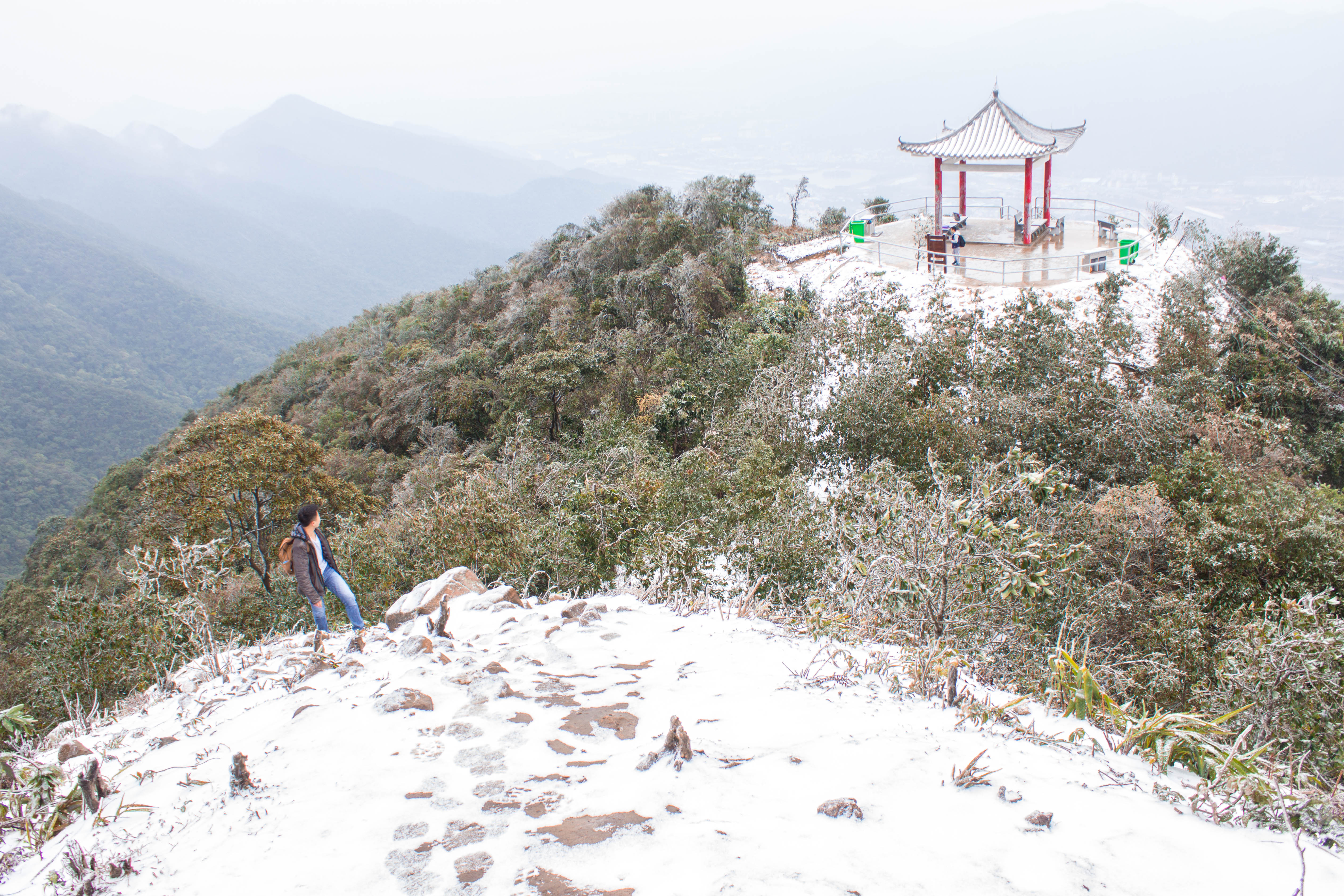 北岭山赏雪