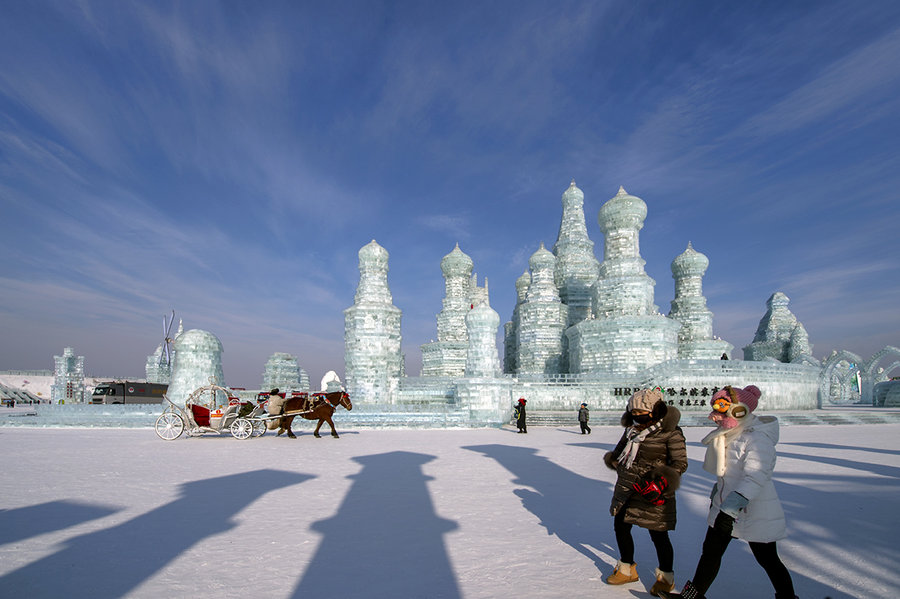 【冰雪盛宴--拍于哈尔滨冰雪大世界摄影图片】