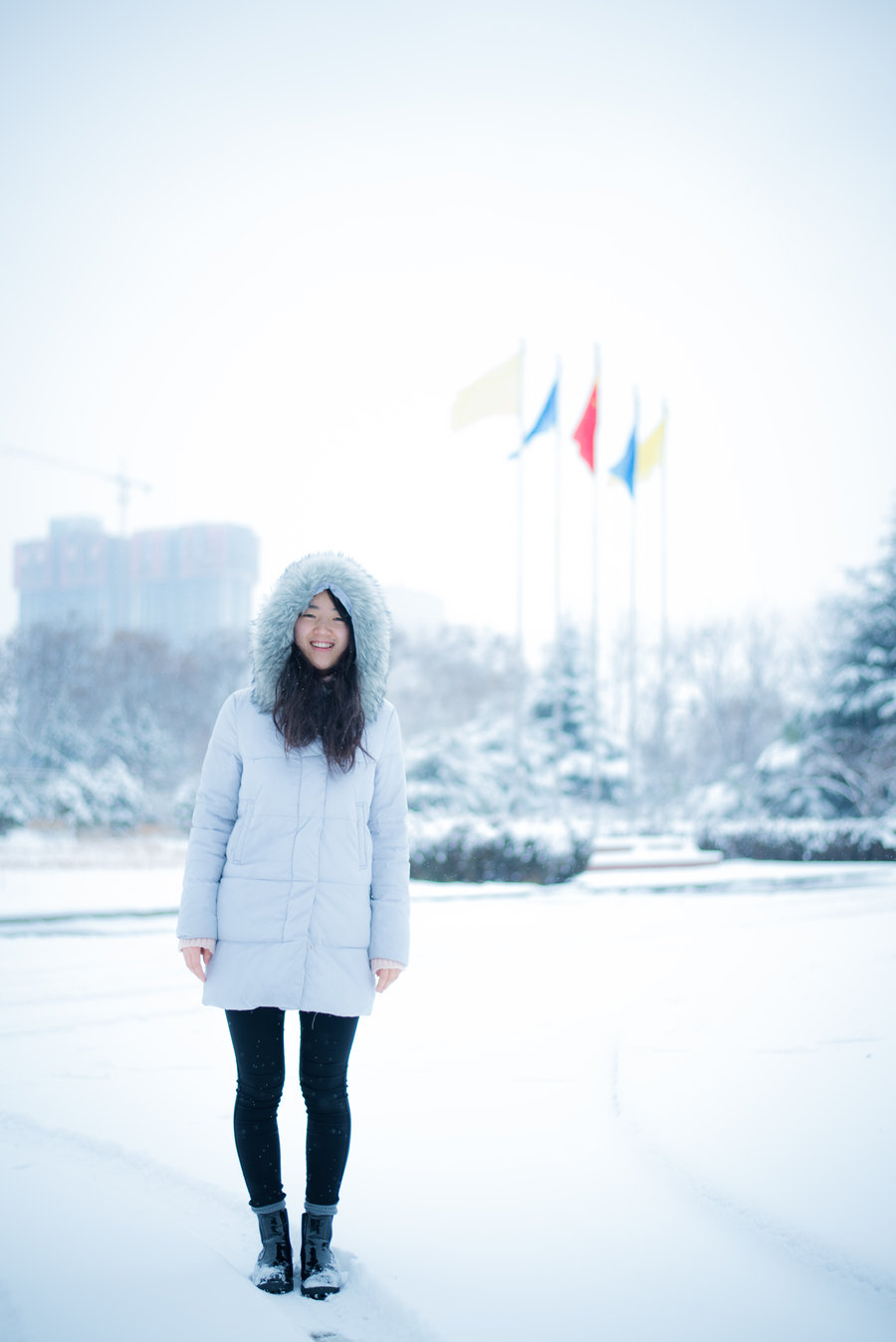【你的背影】 雪精灵