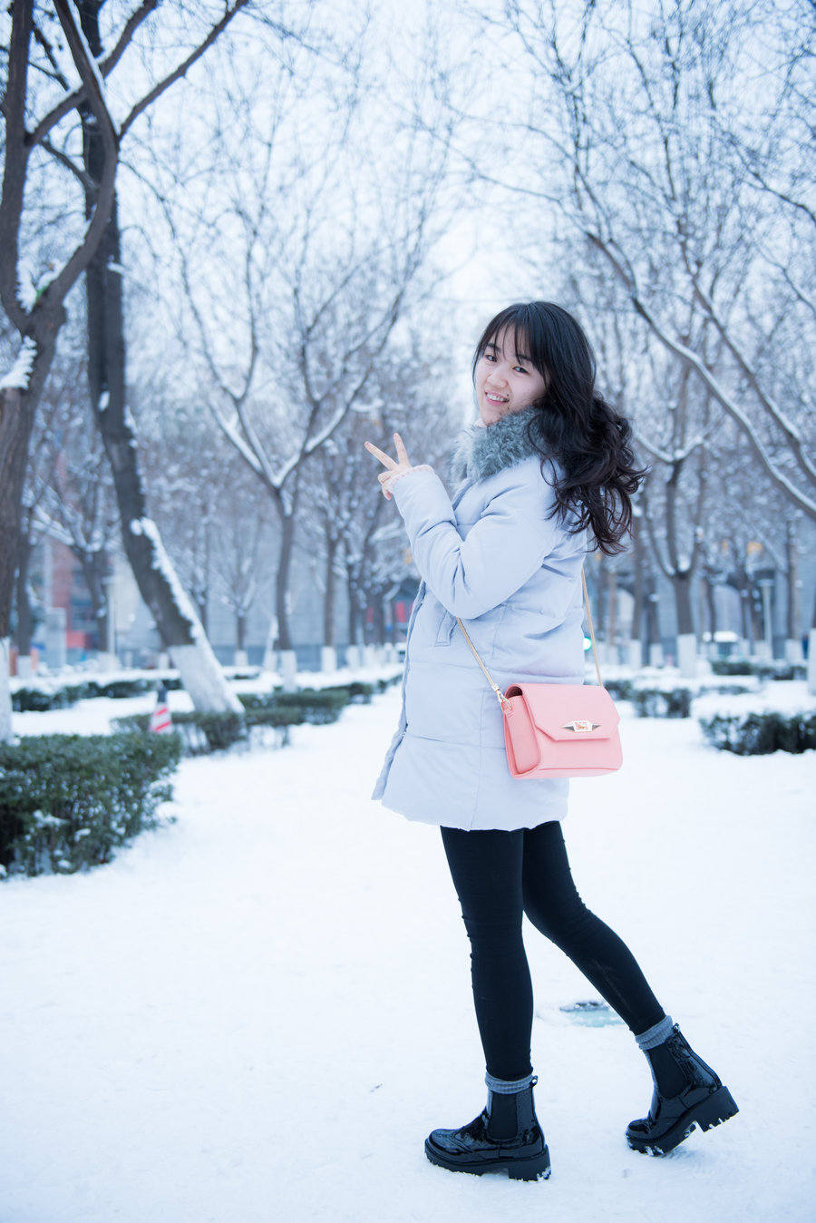 【你的背影】 雪精灵