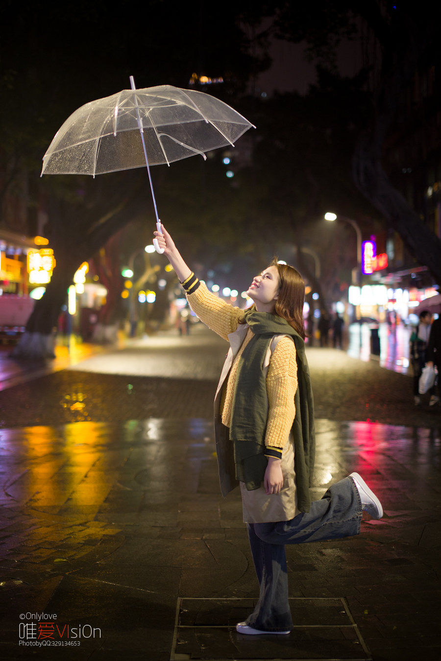 雨夜图片唯美