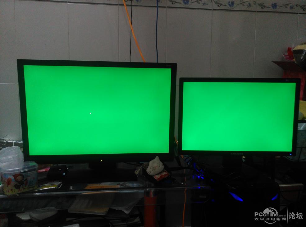 出显示器 三星19寸 和 明基 24寸_二手电脑\/DIY