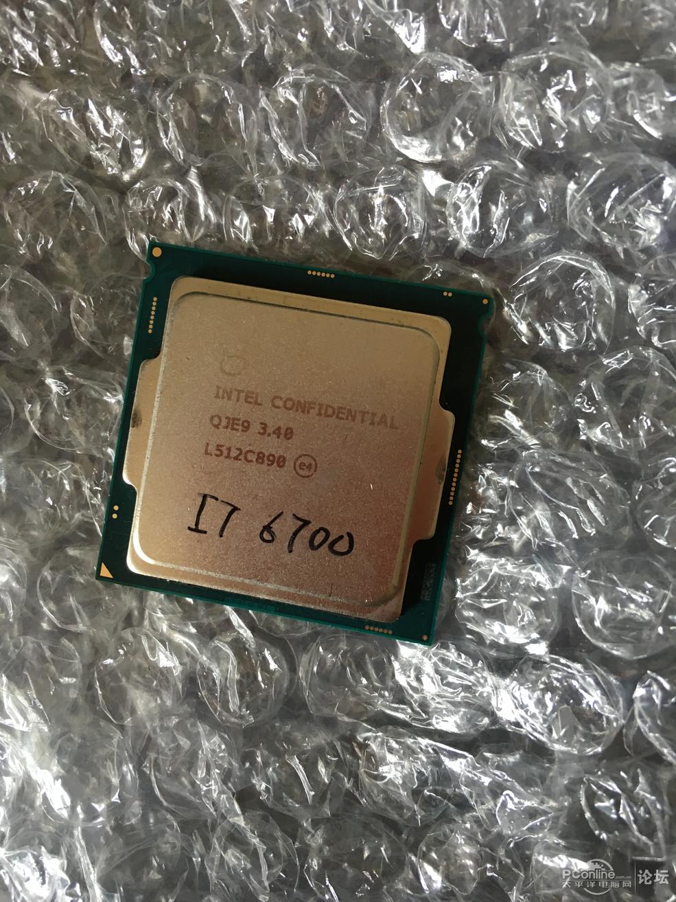 i5-6600k和i7-6700都是QS正显的,两个出一个,