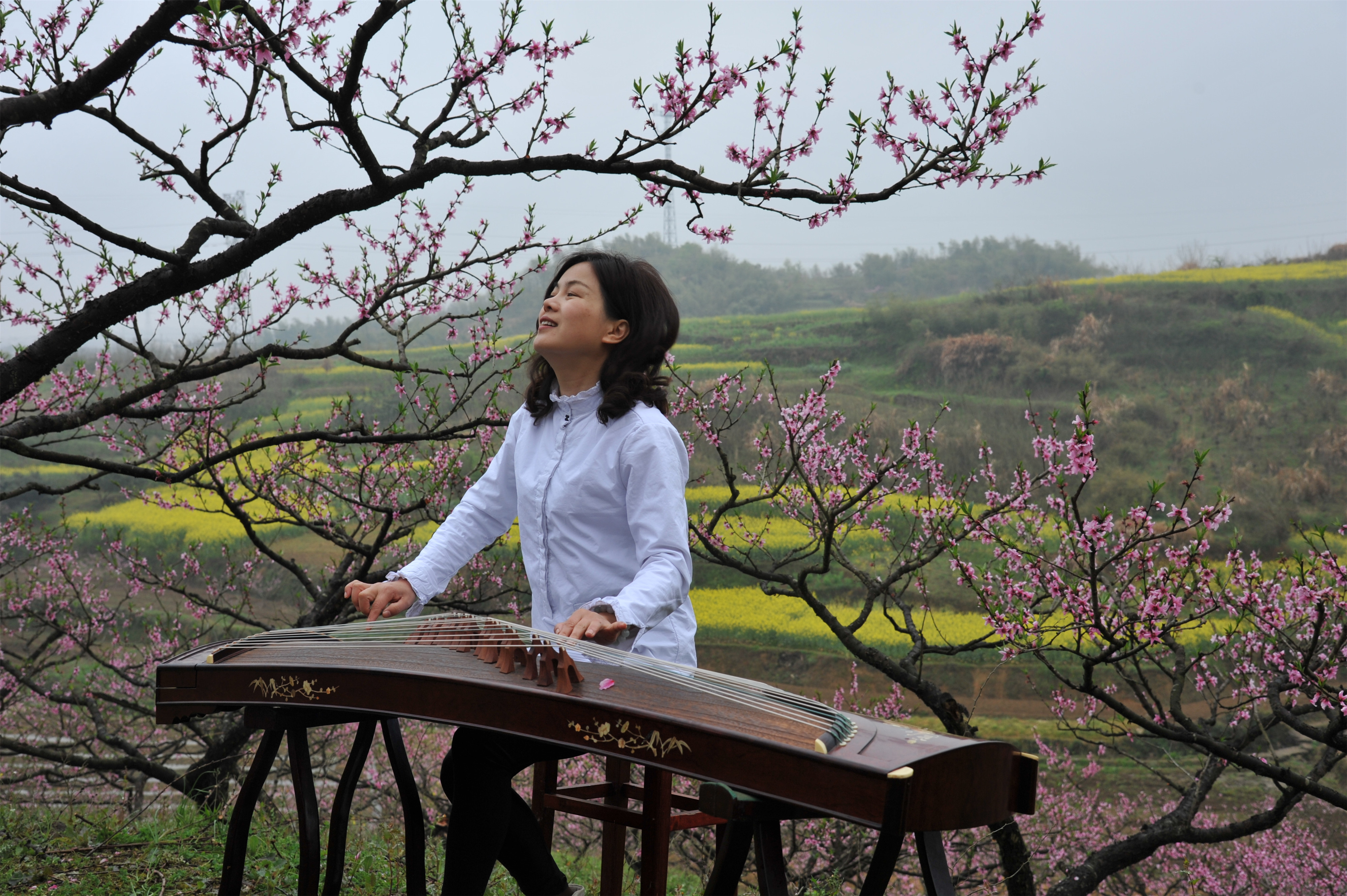 桃花仙境---桃花女下凡中国 绩溪 桃花坞