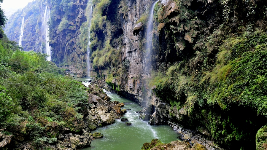 马岭河峡谷