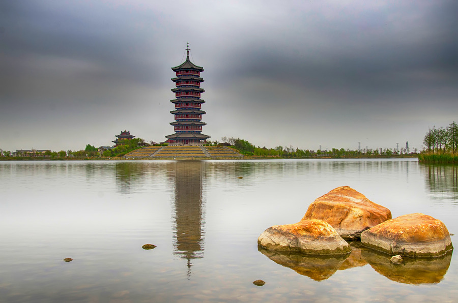 胶州湾少海湿地