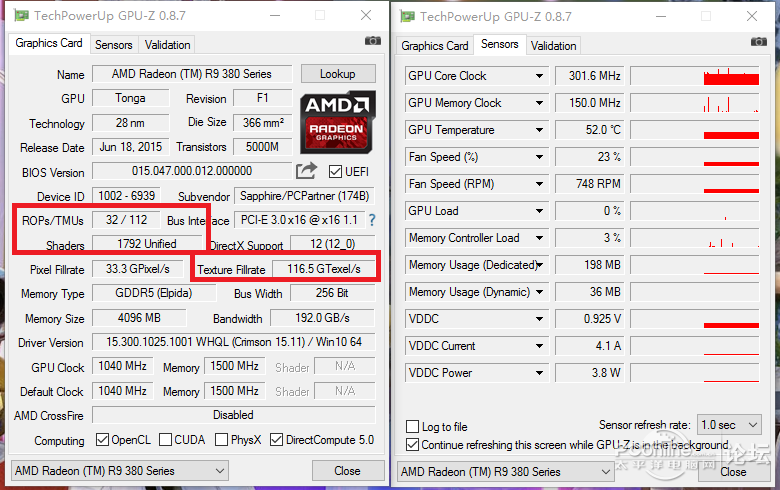 网游神器---蓝宝石 r9 380 4g d5 怪物猎人ol定制显卡