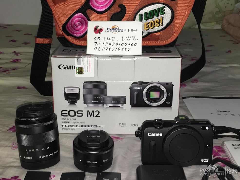 【番禺市桥面交】出 佳能EOS M2 微单相机 1