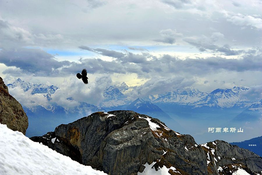 【瑞士-阿尔卑斯山之雪景摄影图片】风光旅游