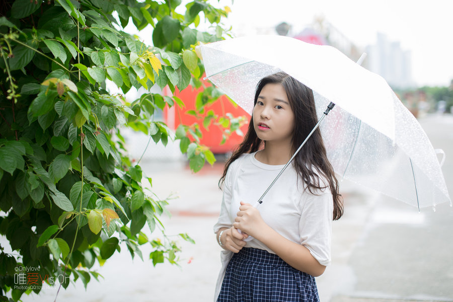 【【撑伞的女孩】-说过要一起去淋漓!摄影图片】人像