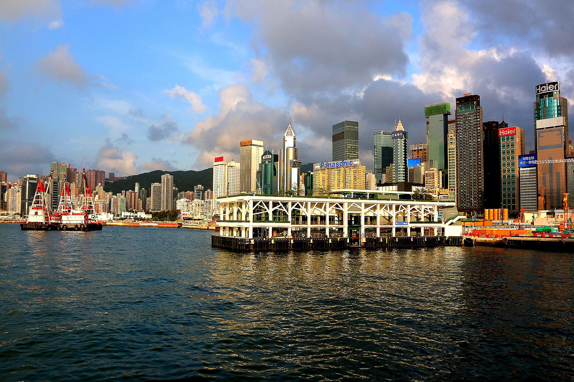 香港维多利亚港湾,风景照.