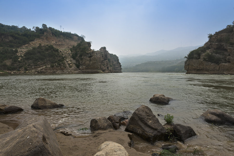 山西平陆:黄河古栈道