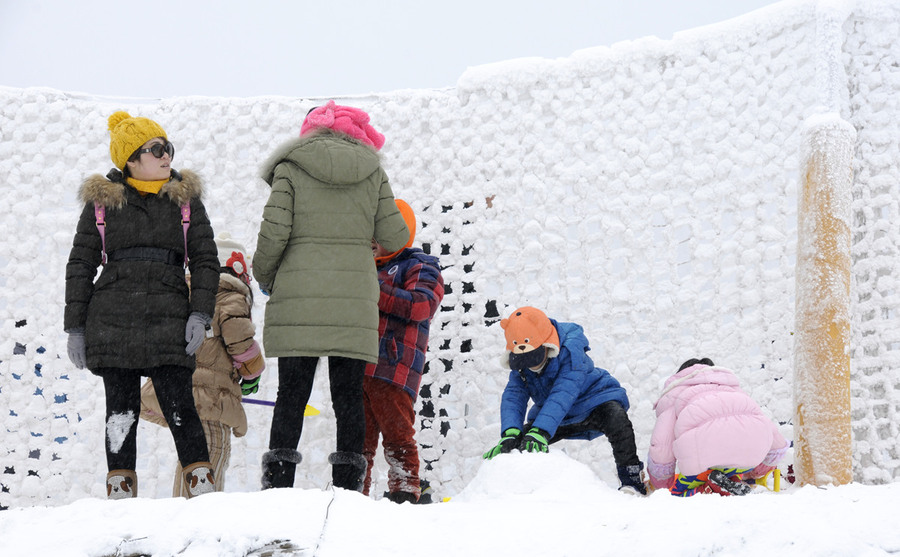 回味冬日金佛山玩雪