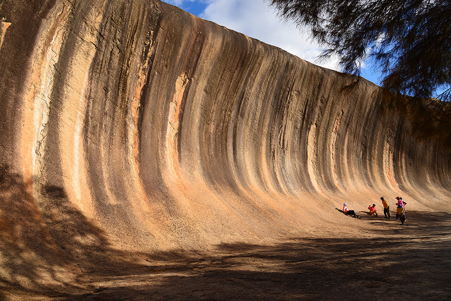 【澳大利亚旅游图片--西澳 波浪岩摄影图片】风