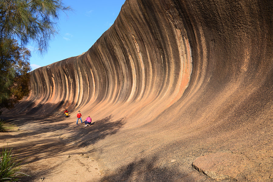【澳大利亚旅游图片--西澳 波浪岩摄影图片】风