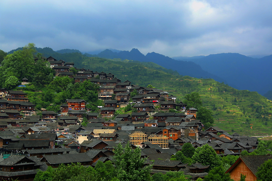 旅游随拍图片,贵州西江千户苗寨. (共 12 p)