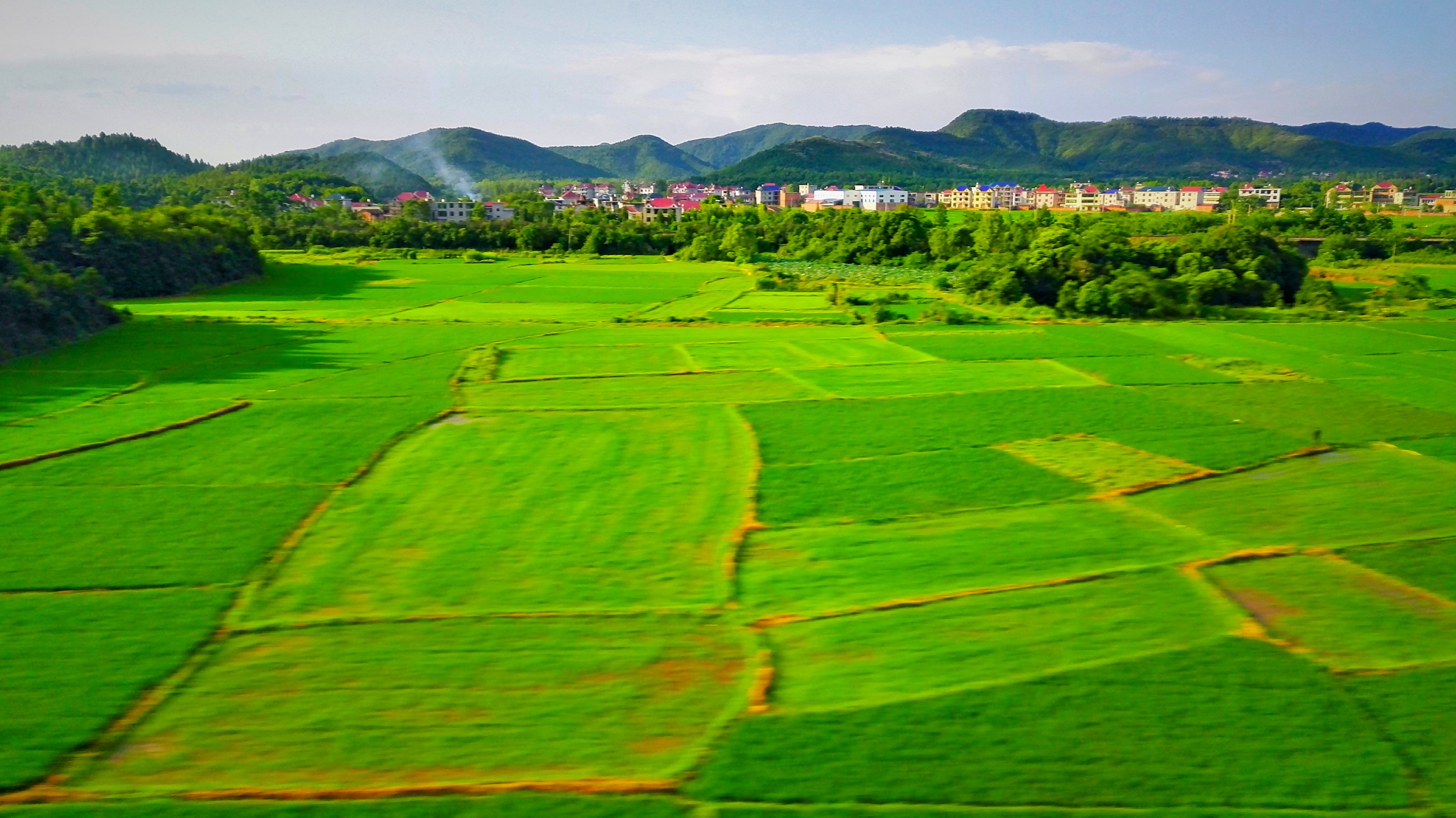 高铁上拍风景