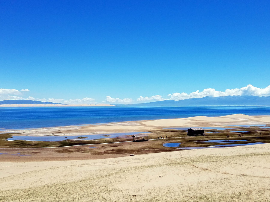 【天蓝蓝海蓝蓝--青海湖。摄影图片】风光旅游
