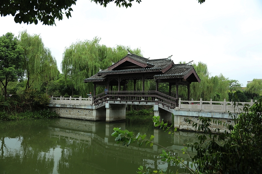 金坛.愚池湾风光