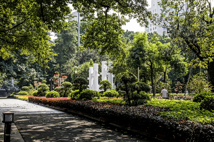 城市凡影 广州的秋天 人民公园