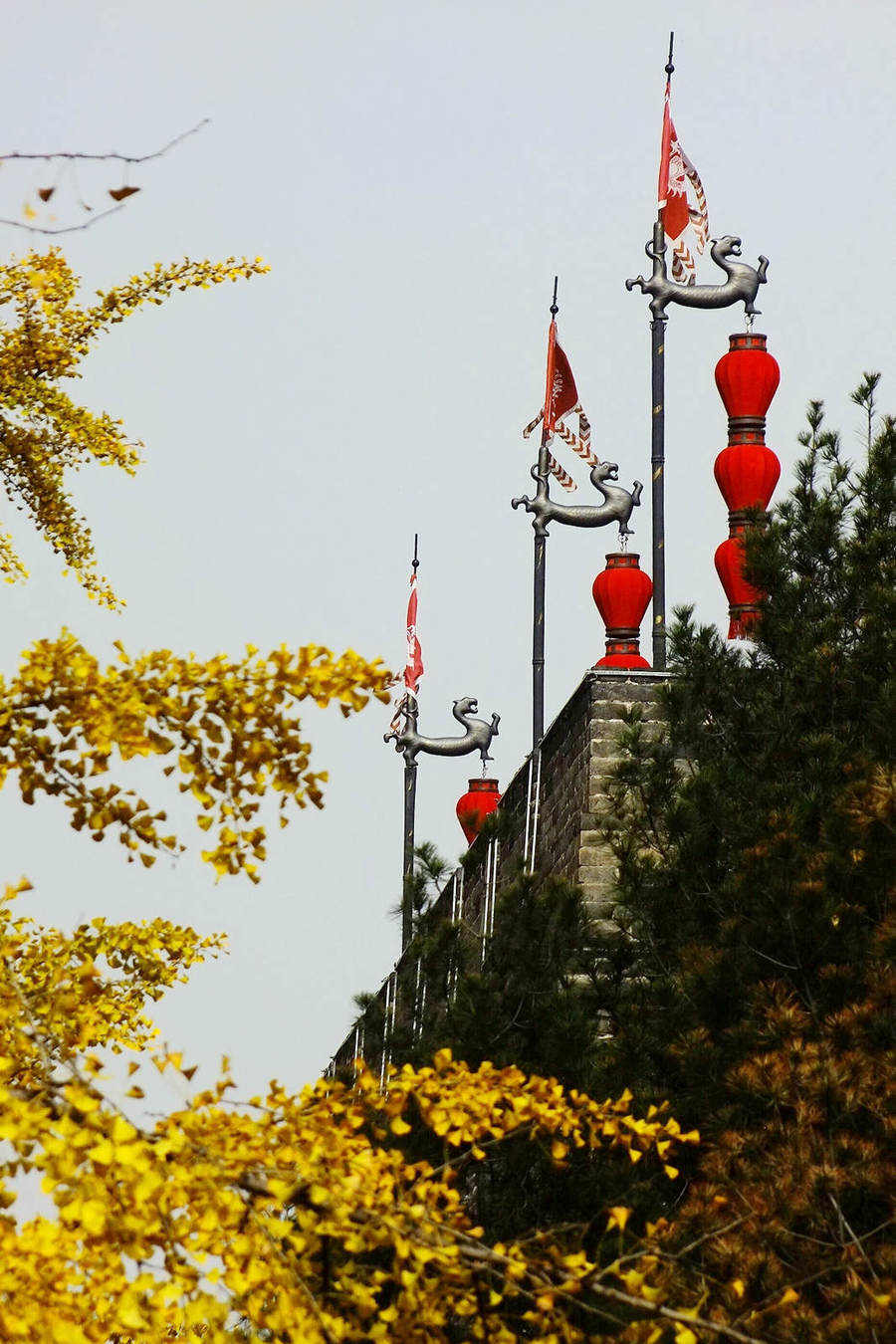西安古城墙秋景 (共p)