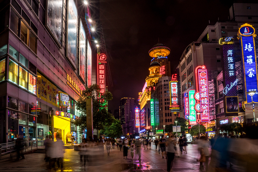 南京路步行街随摄
