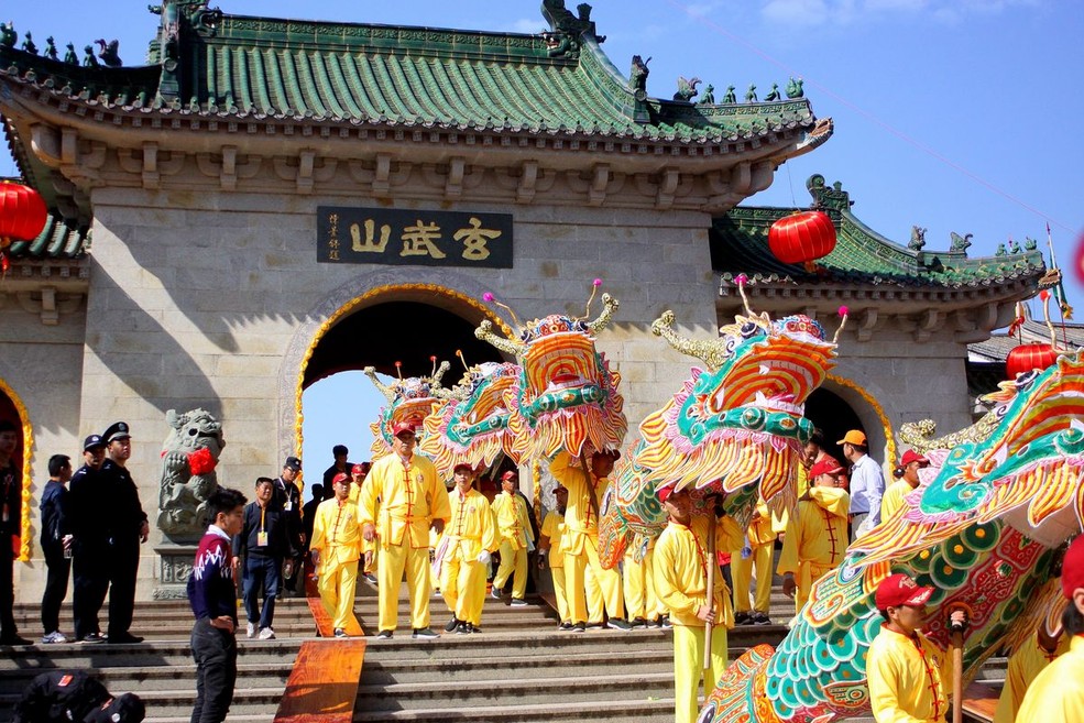 陆丰市碣石玄武山元山寺重光一百二十周年庆典暨旅游文化节游街.