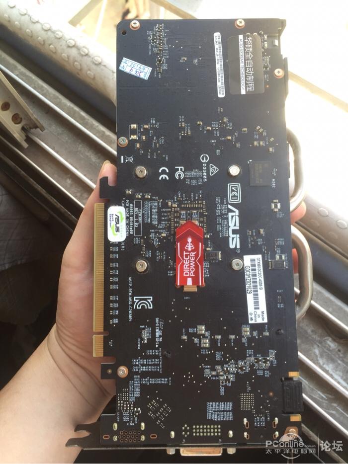 显卡华硕战骑士gtx960,4gb