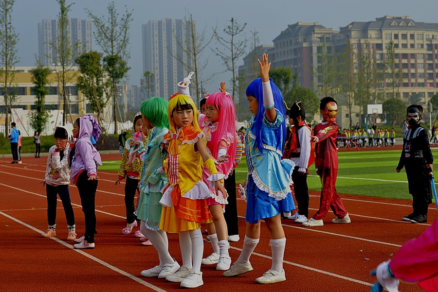 【2016年大学城树人小学秋季缤纷运动会开幕