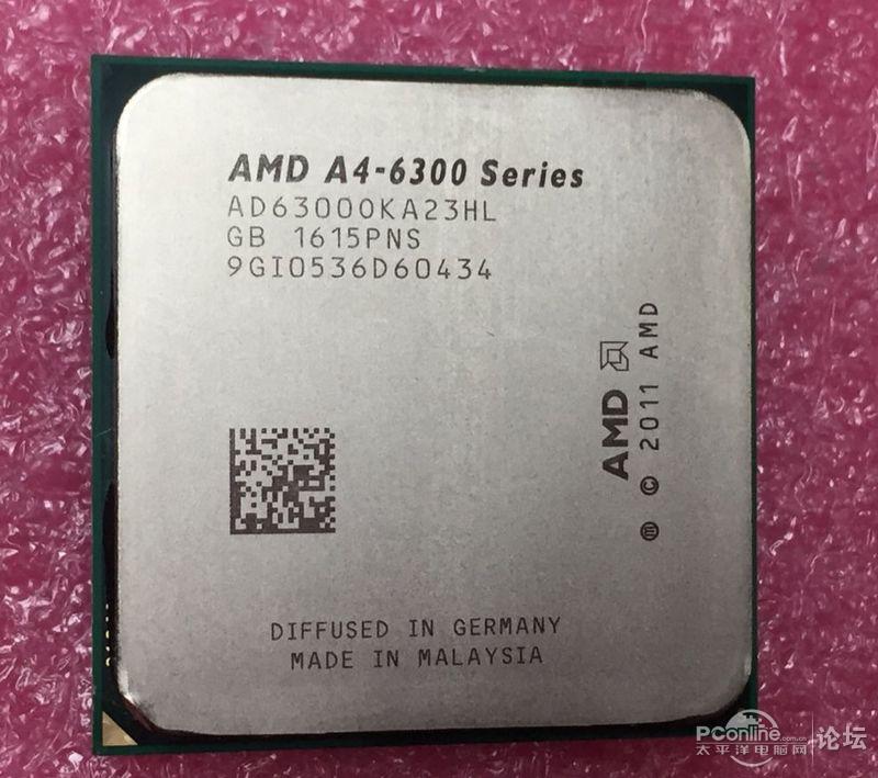 AMD A4 6300 速龙双核散片CPU 散片 FM2 针
