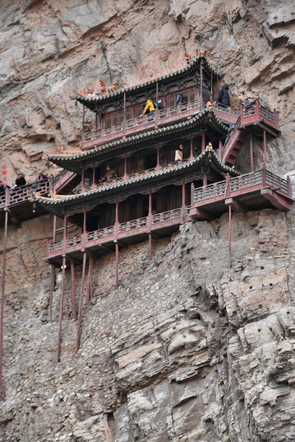 北岳恒山的第一奇观悬空寺