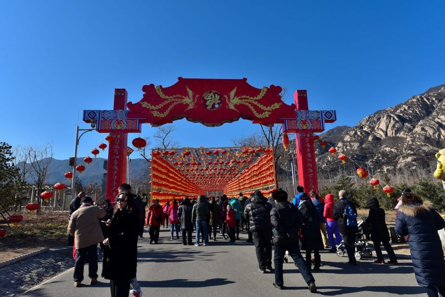 逛凤凰岭庙会 (/16)