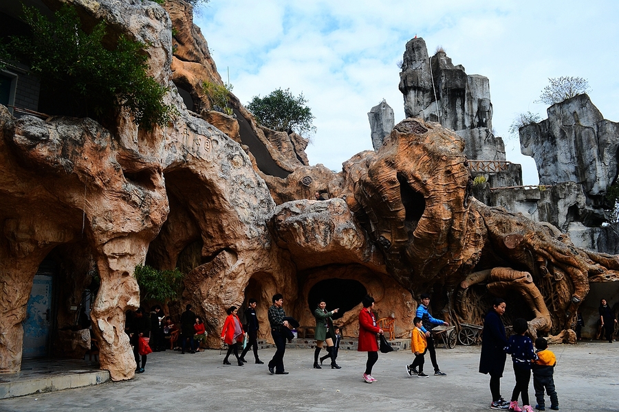 春节游闽粤第一城 广东福建交界处