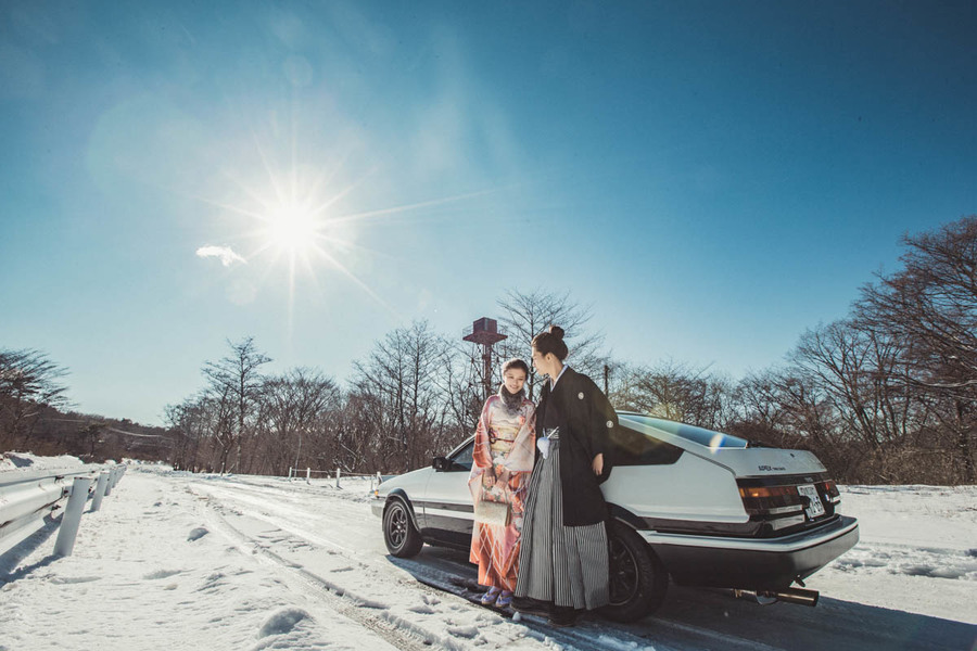 【日本维纳斯婚纱摄影《雪景婚纱照》摄影图片