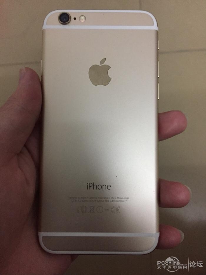 iPhone6 金色 苹果6 指纹灵敏 1350无锁只能用