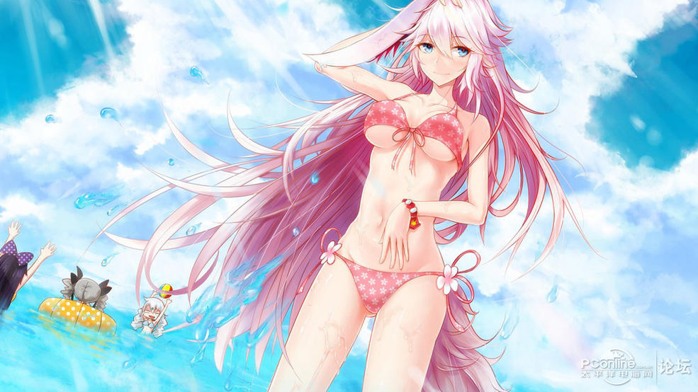 动漫性感比基尼美女壁纸