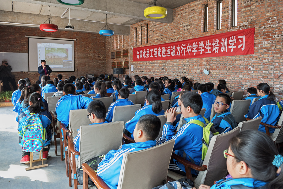 【运城力行中学学生实践课活动纪实摄影图片】