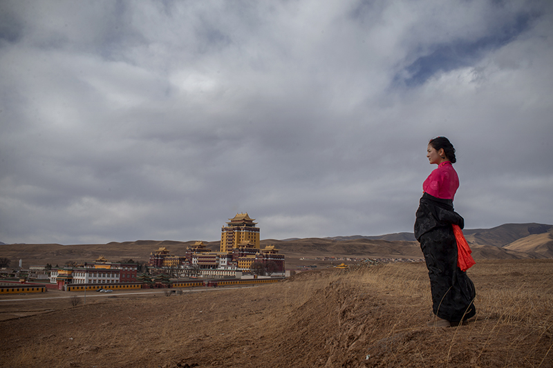 【桥丹卓玛,卓玛就是藏语里的仙女摄影图片】