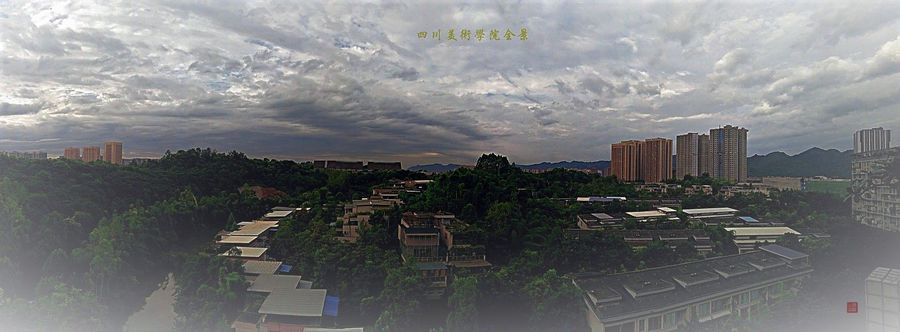 四川美术学院全景(手机拍摄)