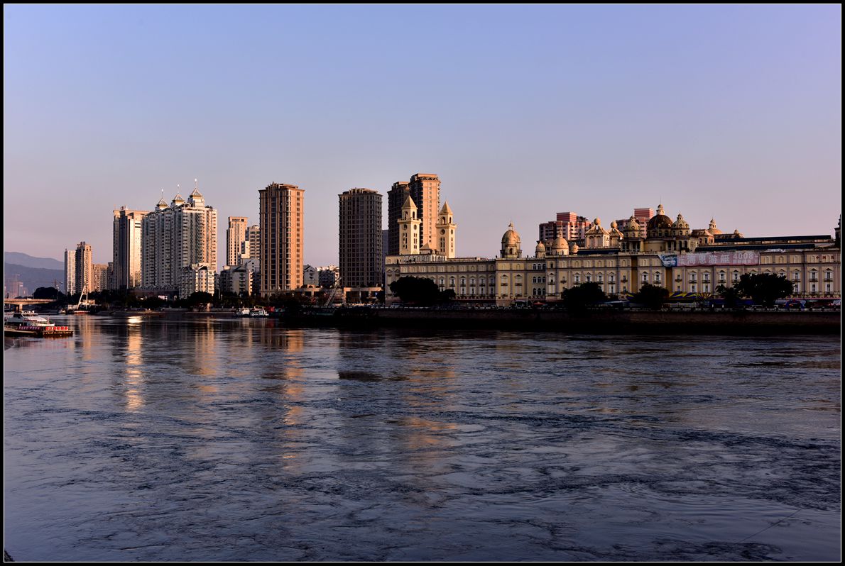 福州闽江边风景