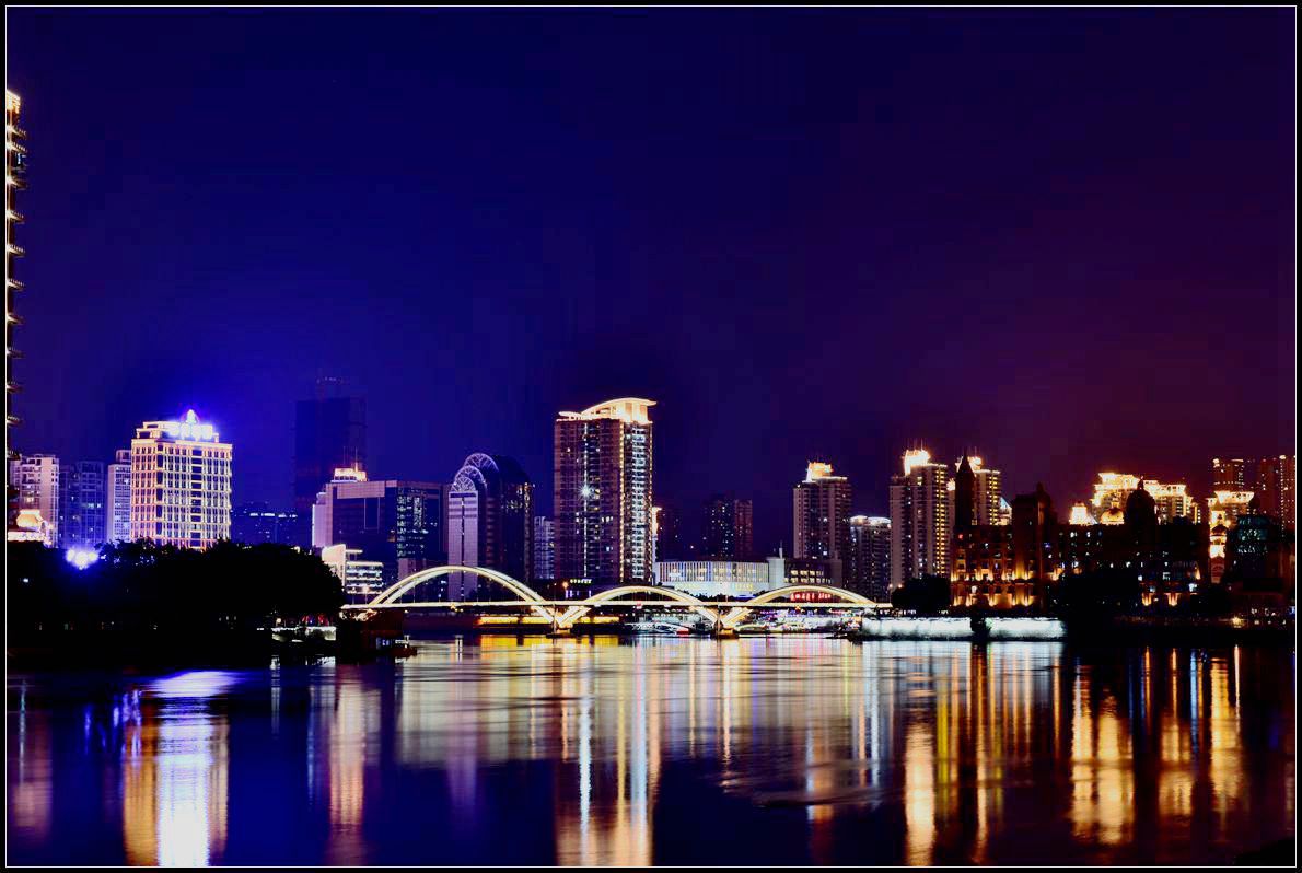 闽江夜景