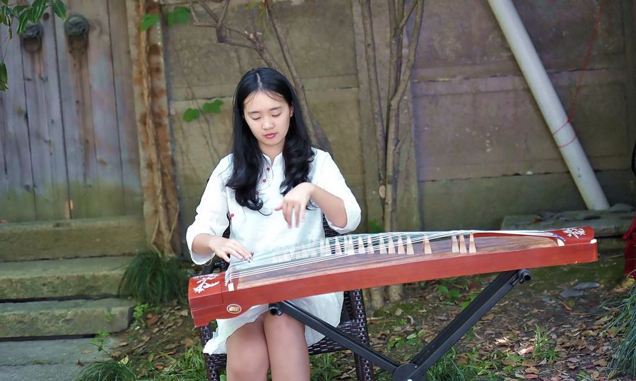 【古筝女士摄影图片】人像摄影_太平洋电脑网摄影部落