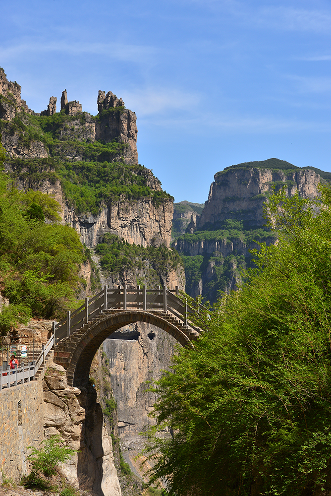 山西旅游图片——平顺 神龙湾挂壁公路